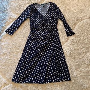 Ralph Lauren faux wrap dress